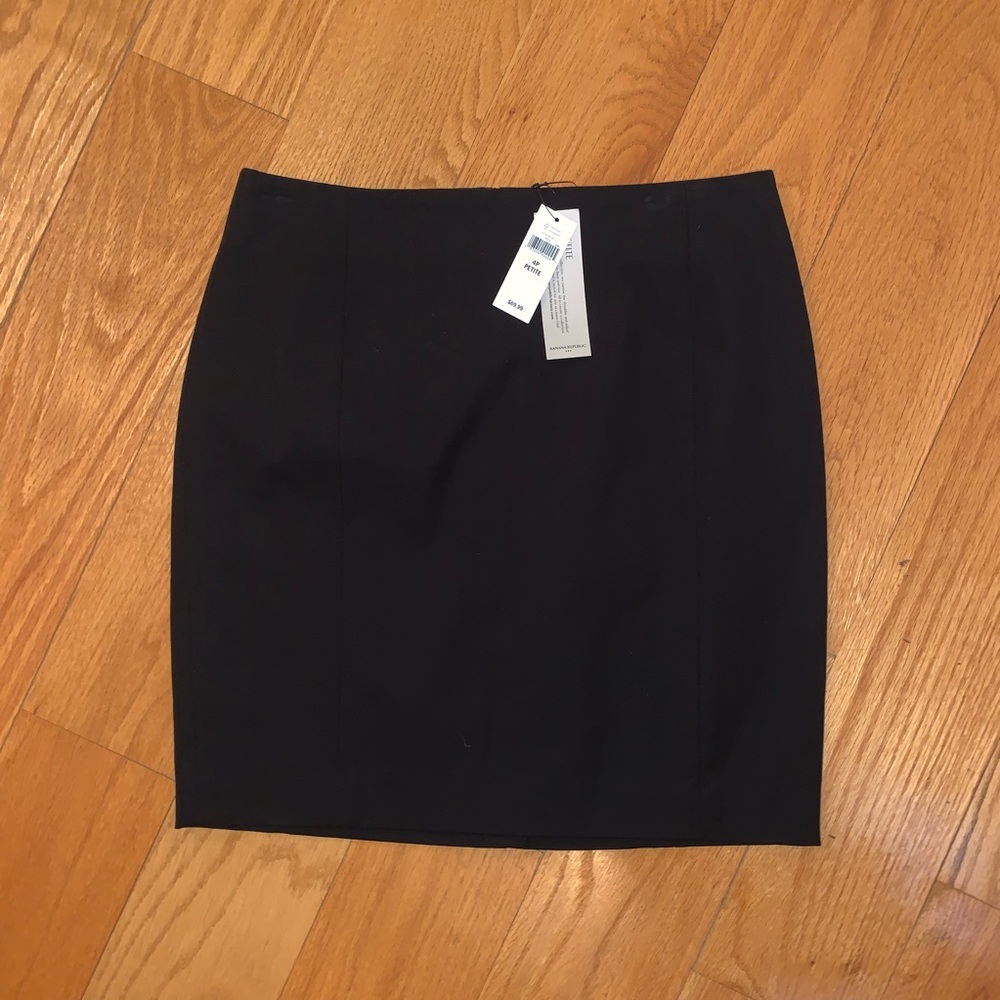 Banana Republic Black Dress Skirt Petite